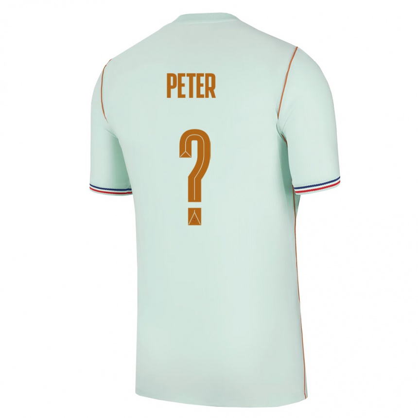 נשים כדורגל צרפת Joseph Peter #0 ירוק זהב הרחק ג'רזי 26-28