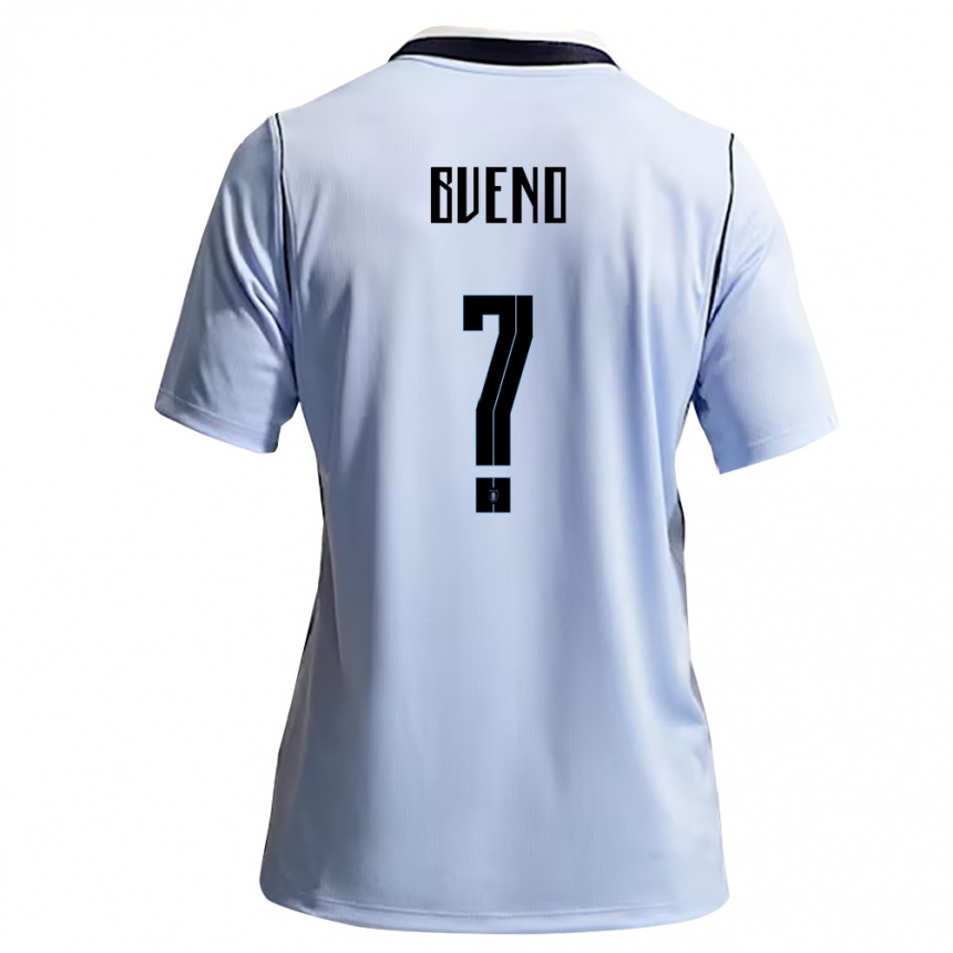 ילדים כדורגל אורוגוואי Bruno Bueno #0 כחול שמיים לבן ג'רזי ביתית 26-28
