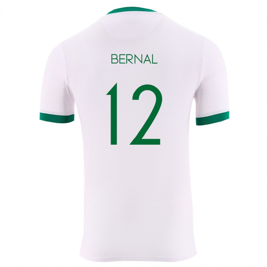 ילדים כדורגל בוליביה Joel Bernal #12 לבן ירוק אדום הרחק ג'רזי 26-28