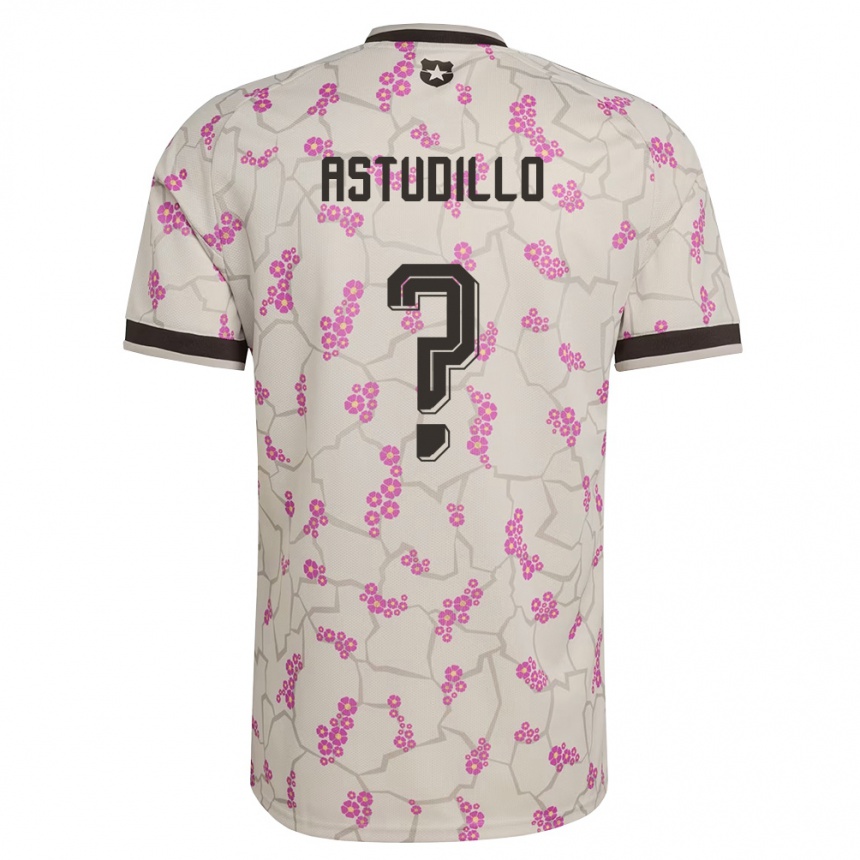 ילדים כדורגל צ'ילה ג׳ראל אסטודילו #0 לבן סגול הרחק ג'רזי 26-28
