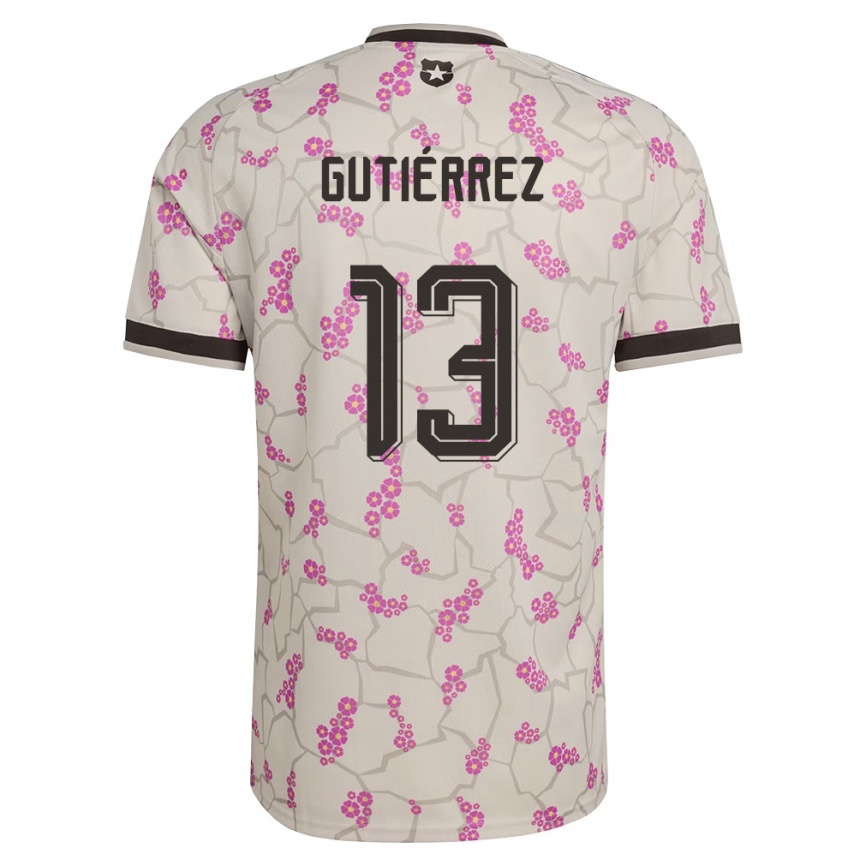 ילדים כדורגל צ'ילה Javier Gutiérrez #13 לבן סגול הרחק ג'רזי 26-28
