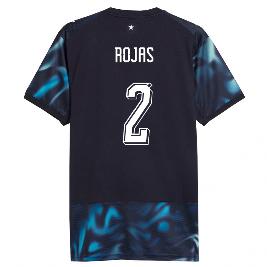 ילדים כדורגל פרגוואי Robert Rojas #2 כהה כחול שמיים הרחק ג'רזי 26-28