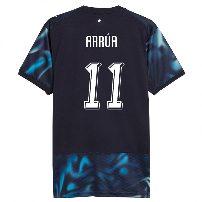 ילדים כדורגל פרגוואי Enzo Arrúa #11 כהה כחול שמיים הרחק ג'רזי 26-28