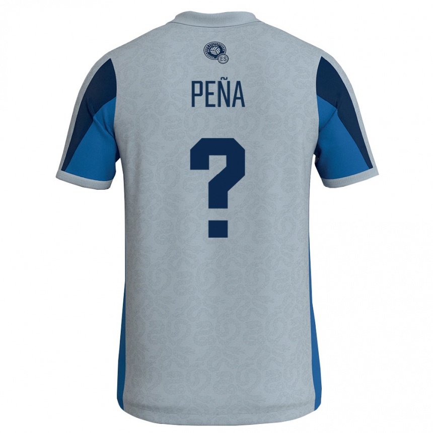 ילדים כדורגל אל סלוודור Diego Peña #0 לבן כחול שמיים הרחק ג'רזי 26-28