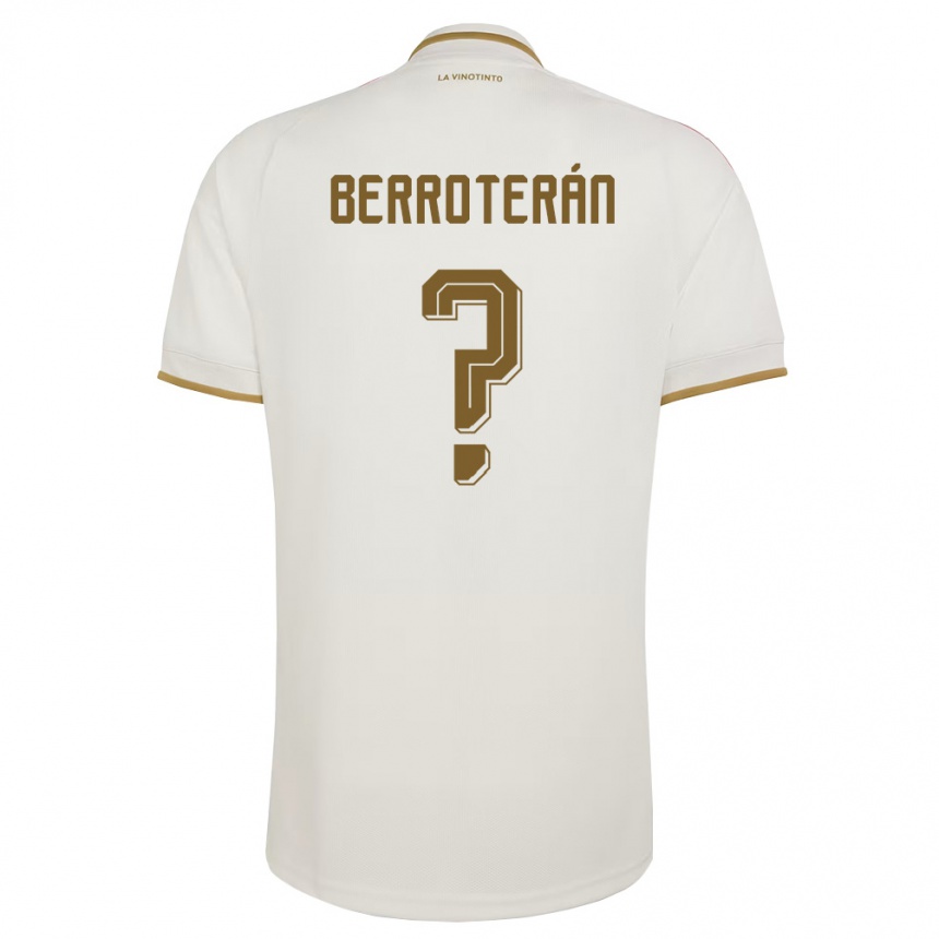 גברים כדורגל ונצואלה Yimvert Berroterán #0 שמנת צהוב הרחק ג'רזי 26-28