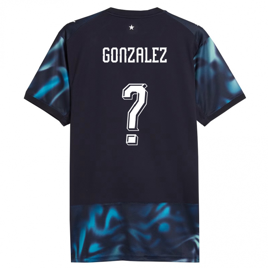 גברים כדורגל פרגוואי Antonio González #0 כהה כחול שמיים הרחק ג'רזי 26-28