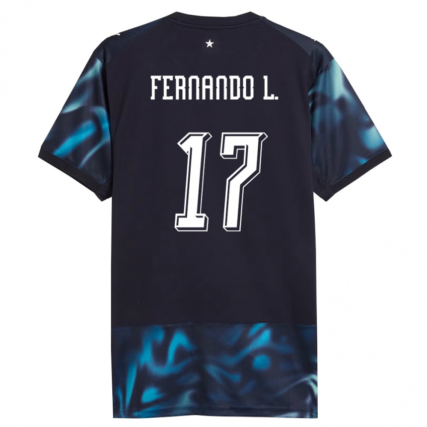 גברים כדורגל פרגוואי Fernando Leguizamón #17 כהה כחול שמיים הרחק ג'רזי 26-28
