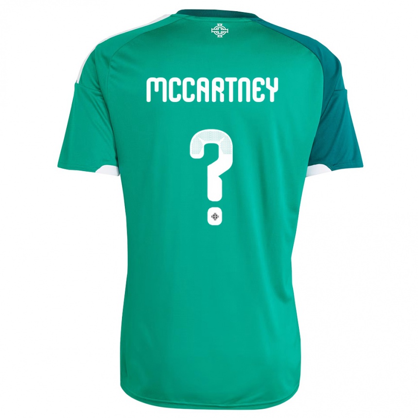נשים כדורגל צפון אירלנד Corey Mccartney #0 ירוק לבן ג'רזי ביתית 26-28