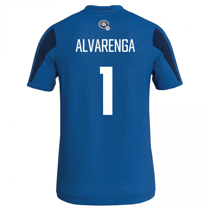 נשים כדורגל אל סלוודור José Alvarenga #1 כחול כהה ג'רזי ביתית 26-28