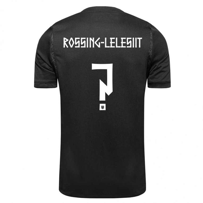 נשים כדורגל נורבגיה Alexander Røssing-Lelesiit #0 שחור הרחק ג'רזי 26-28