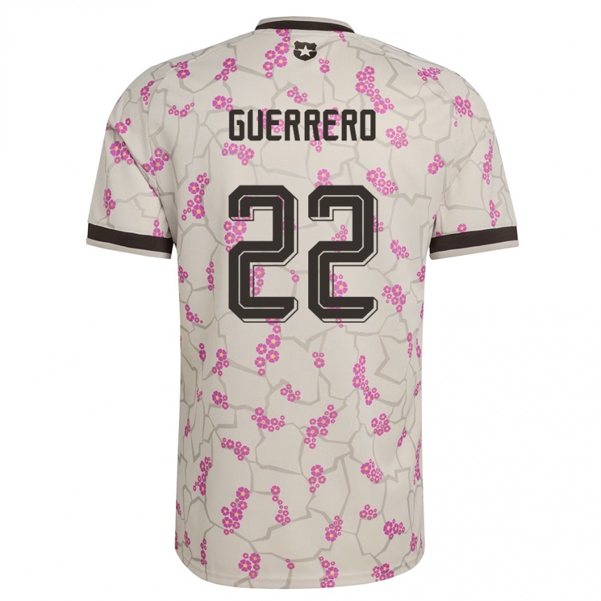 נשים כדורגל צ'ילה Kathalina Guerrero #22 לבן סגול הרחק ג'רזי 26-28