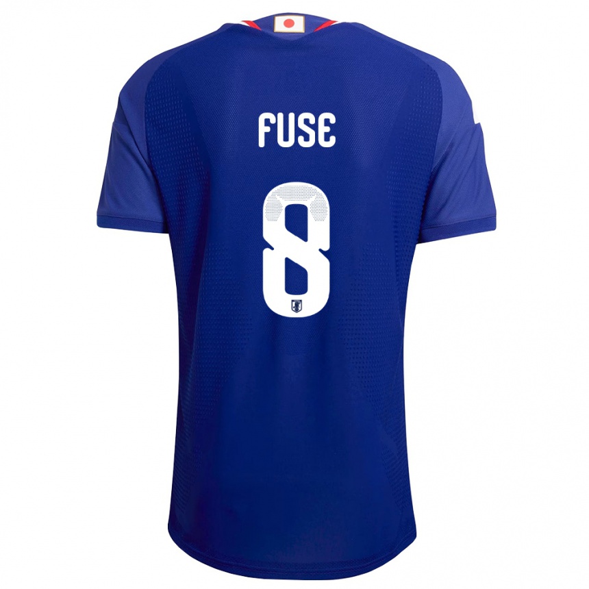 ילדים כדורגל יַפָּן Katsuma Fuse #8 כחול לבן אדום ג'רזי ביתית 26-28