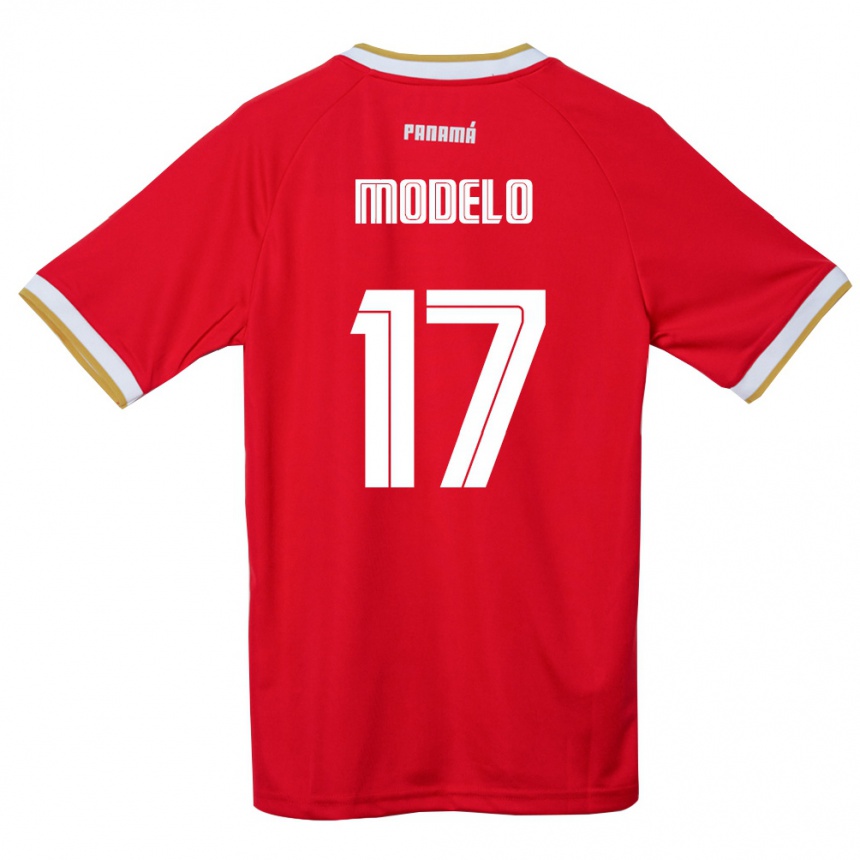 גברים כדורגל פנמה Aimar Modelo #17 אדום חום לבן ג'רזי ביתית 26-28