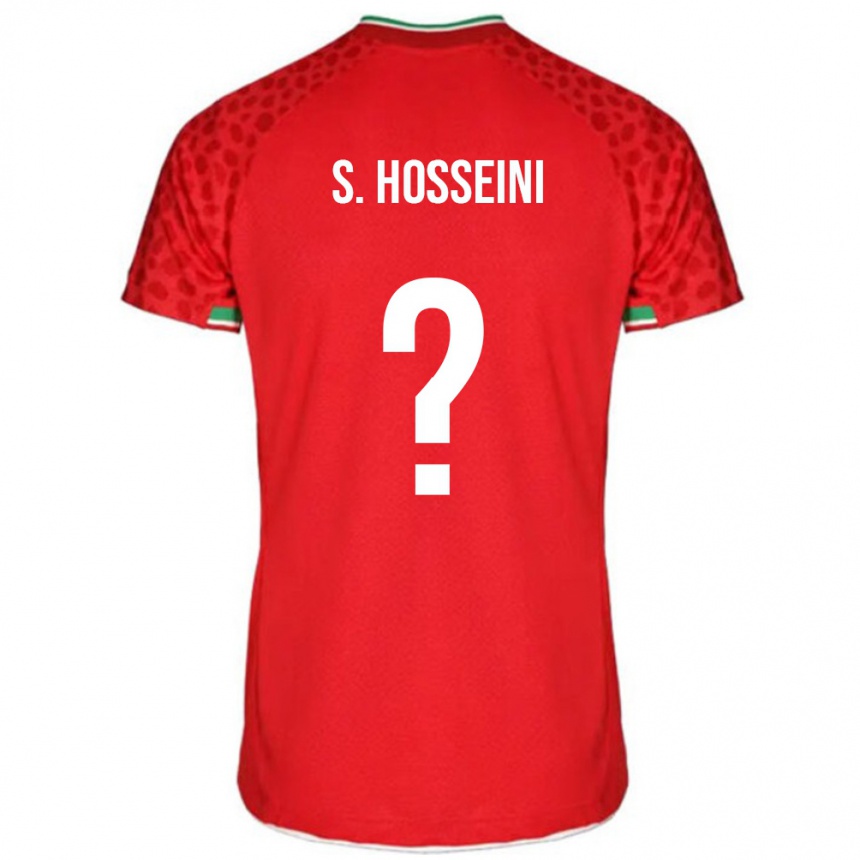 גברים כדורגל איראן Seyed Mohammadjavad Hosseini #0 אדום לבן הרחק ג'רזי 26-28