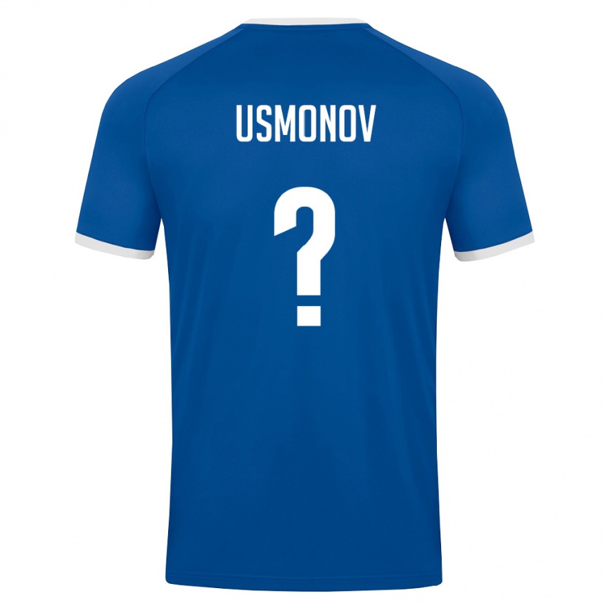 ילדים כדורגל אוזבקיסטן Bekzod Usmonov #0 כחול מלכותי לבן ג'רזי ביתית 26-28