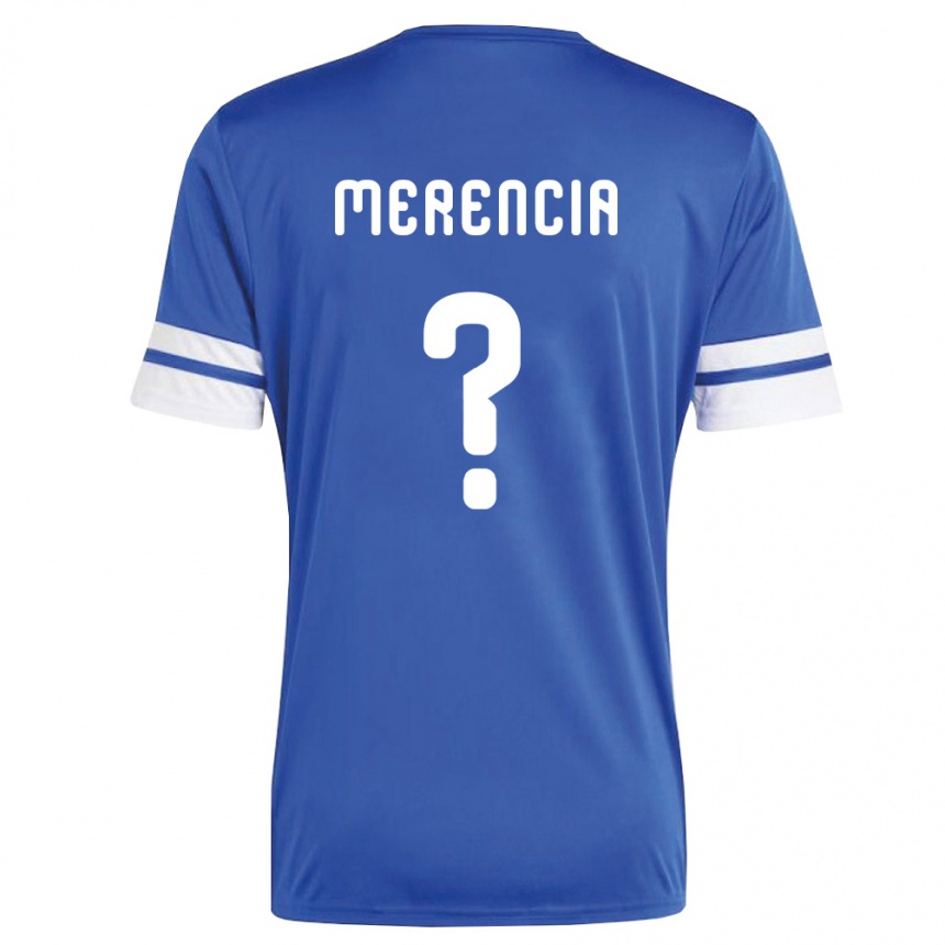 גברים כדורגל קוראסאו Leandro Merencia #0 כהה לבן ג'רזי ביתית 26-28