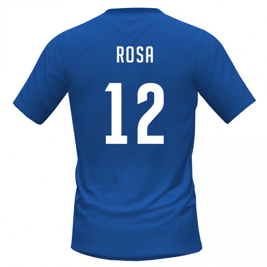 גברים כדורגל כף ורדה Márcio Rosa #12 כחול מלכותי אדום ג'רזי ביתית 26-28