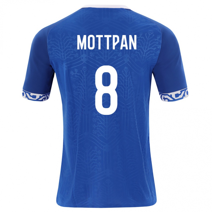 גברים כדורגל מולדובה Nikita Motpan #8 כחול מלכותי לבן ג'רזי ביתית 26-28