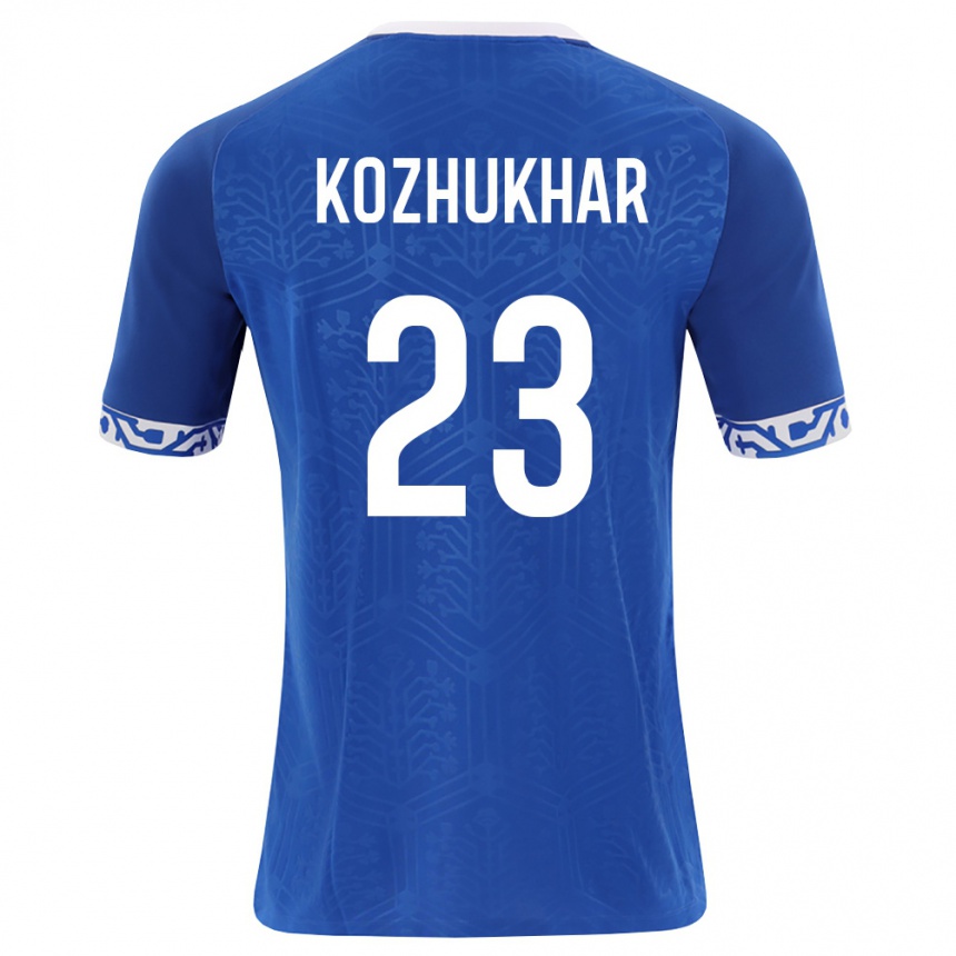 גברים כדורגל מולדובה Andriy Kozhukhar #23 כחול מלכותי לבן ג'רזי ביתית 26-28