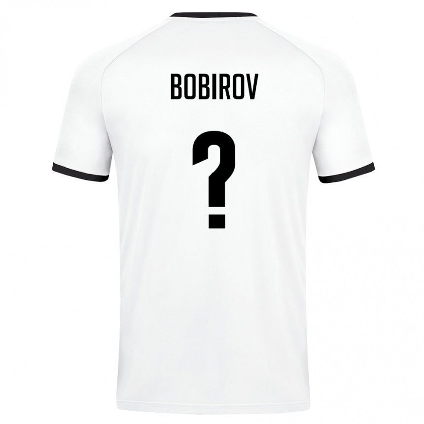 גברים כדורגל אוזבקיסטן Abdulaziz Bobirov #0 לבן ירוק כהה הרחק ג'רזי 26-28