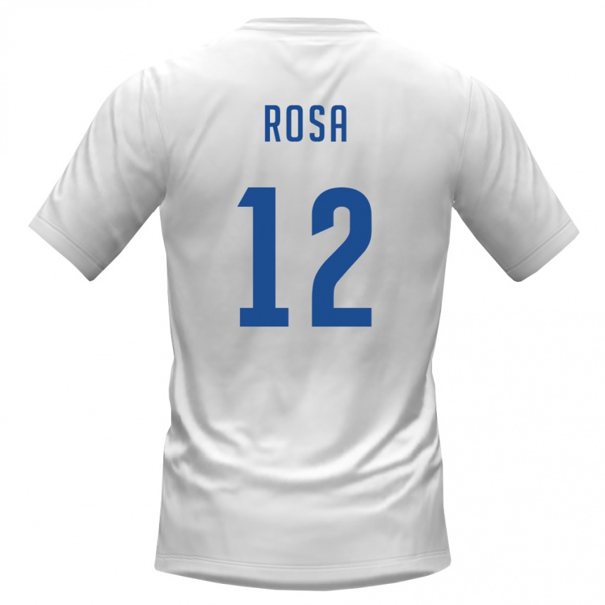 גברים כדורגל כף ורדה Márcio Rosa #12 לבן בורדו הרחק ג'רזי 26-28