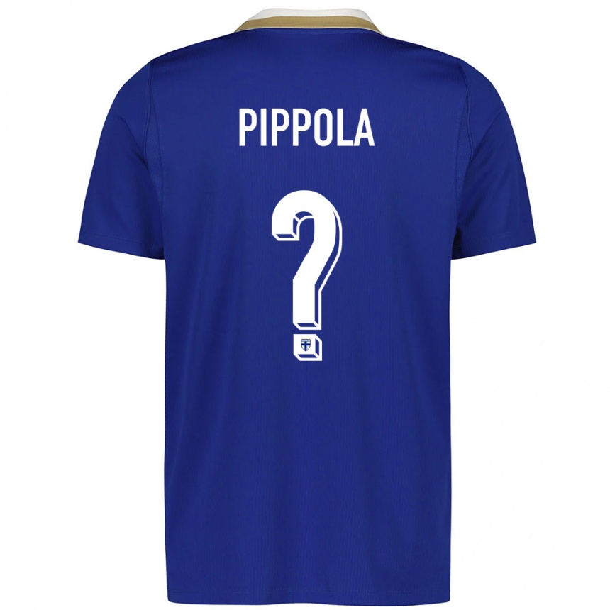 גברים כדורגל פינלנד Tuomas Pippola #0 כחול לבן הרחק ג'רזי 26-28
