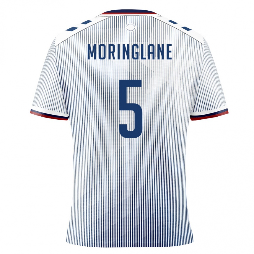 גברים כדורגל פוארטו ריקו Luis Moringlane #5 כחול מלכותי לבן הרחק ג'רזי 26-28