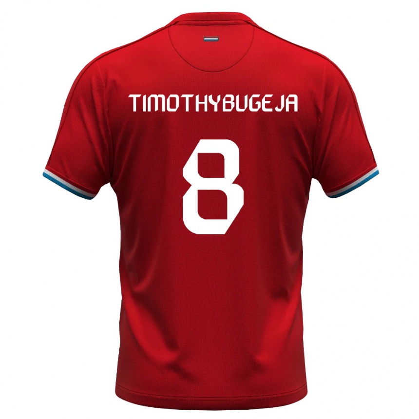 נשים כדורגל לוקסמבורג Gabriel Timothy Bugeja #8 אדום לבן כחול ג'רזי ביתית 26-28