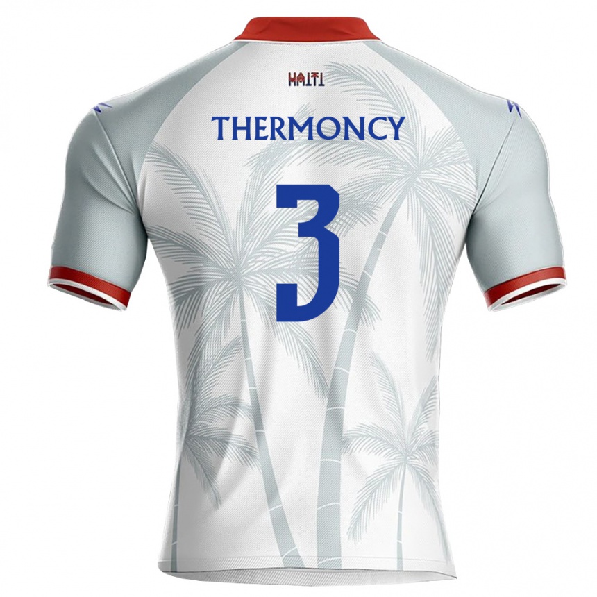 נשים כדורגל האיטי Keeto Thermoncy #3 לבן אדום אפור הרחק ג'רזי 26-28
