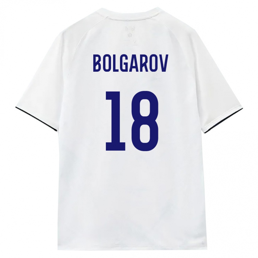 נשים כדורגל רוסיה Ivan Bolgarov #18 לבן חום שחור הרחק ג'רזי 26-28