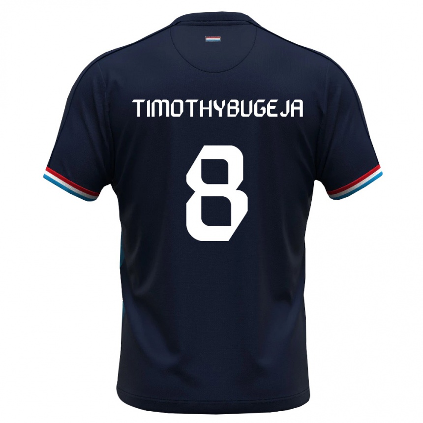 נשים כדורגל לוקסמבורג Gabriel Timothy Bugeja #8 כחול מלכותי אדום הרחק ג'רזי 26-28
