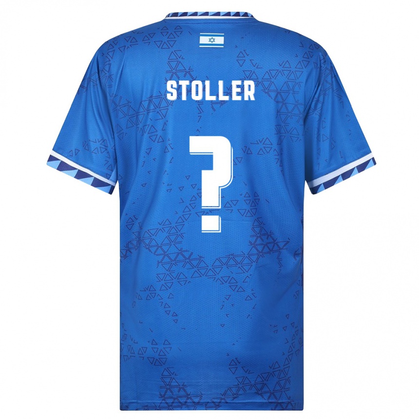 נשים כדורגל ישראל Tamir Stoller #0 כחול לבן הרחק ג'רזי 26-28
