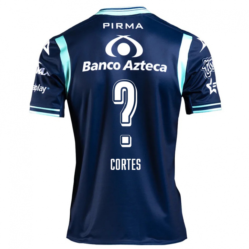 ילדים כדורגל Vinícius Côrtes #0 כחול כהה הרחק ג'רזי 2024/25