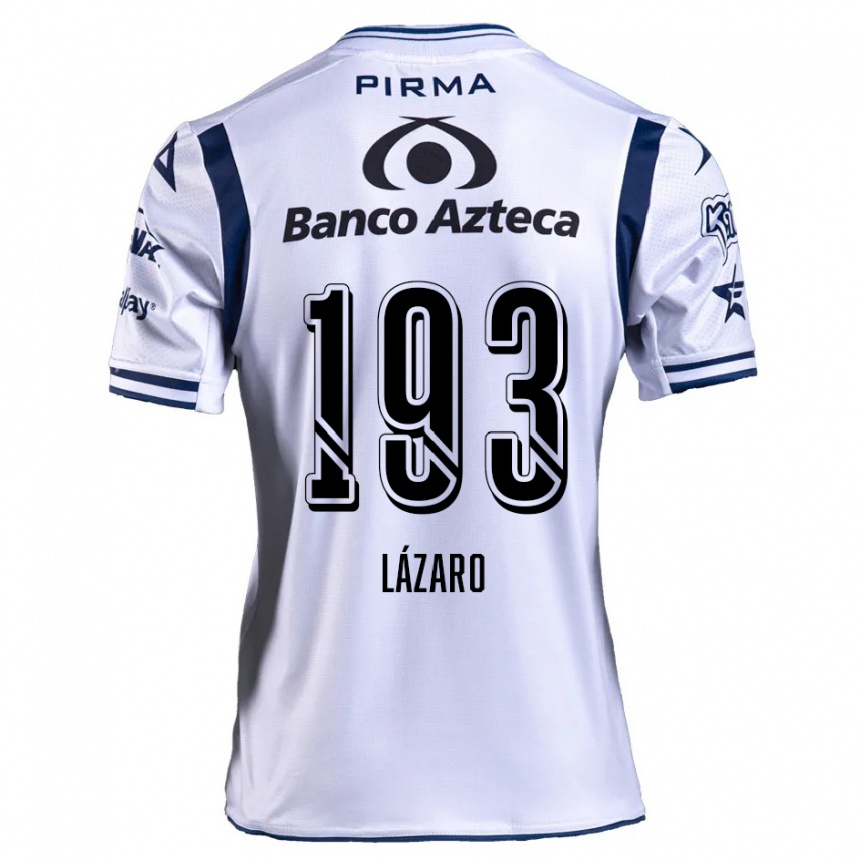 גברים כדורגל Juan Lázaro #193 כחול נייבי לבן ג'רזי ביתית 2024/25