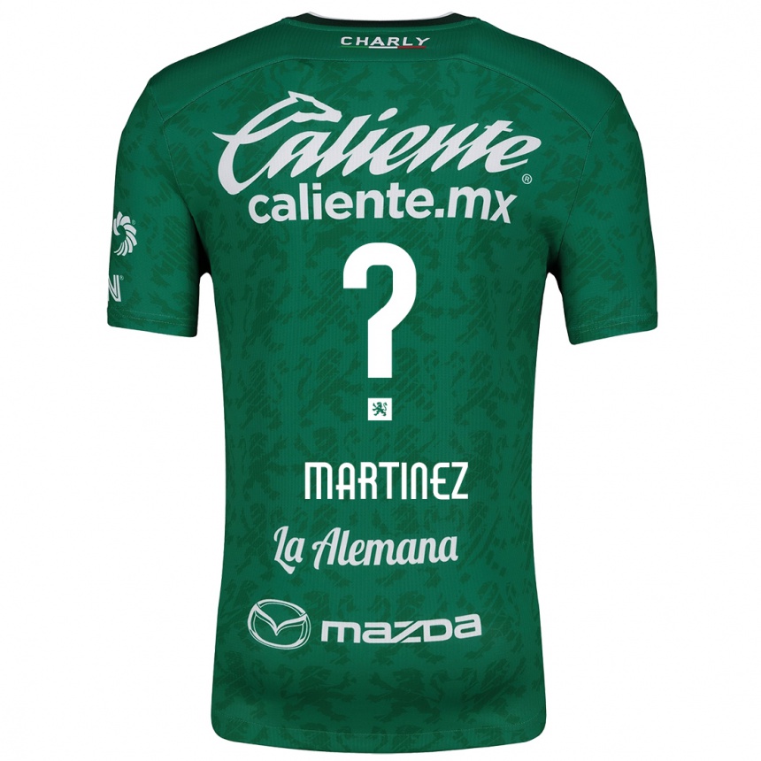 גברים כדורגל Edson Martínez #0 ירוק לבן ג'רזי ביתית 2024/25