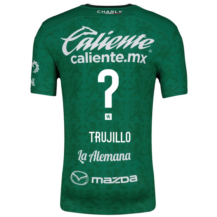 גברים כדורגל Diego Trujillo #0 ירוק לבן ג'רזי ביתית 2024/25