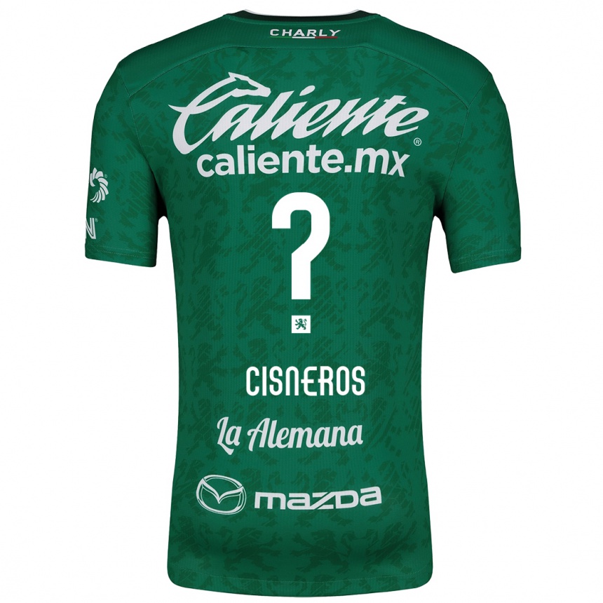 גברים כדורגל Santiago Cisneros #0 ירוק לבן ג'רזי ביתית 2024/25