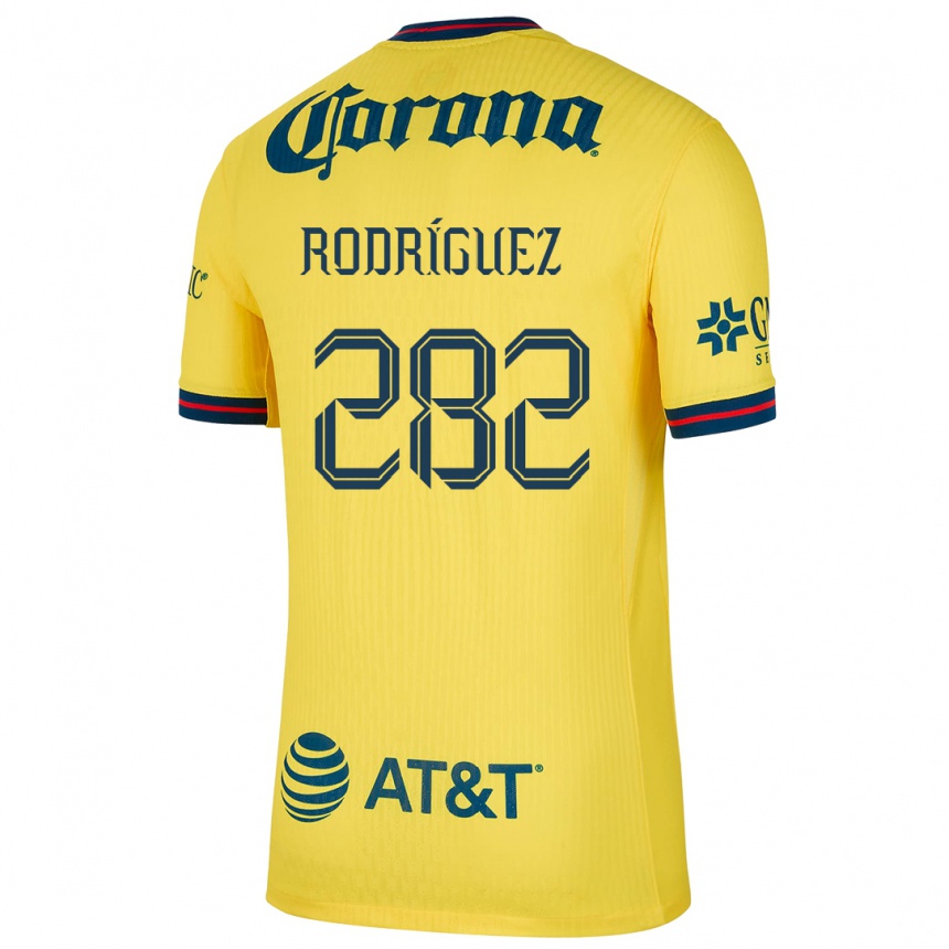 גברים כדורגל Francisco Rodríguez #282 צהוב כחול ג'רזי ביתית 2024/25