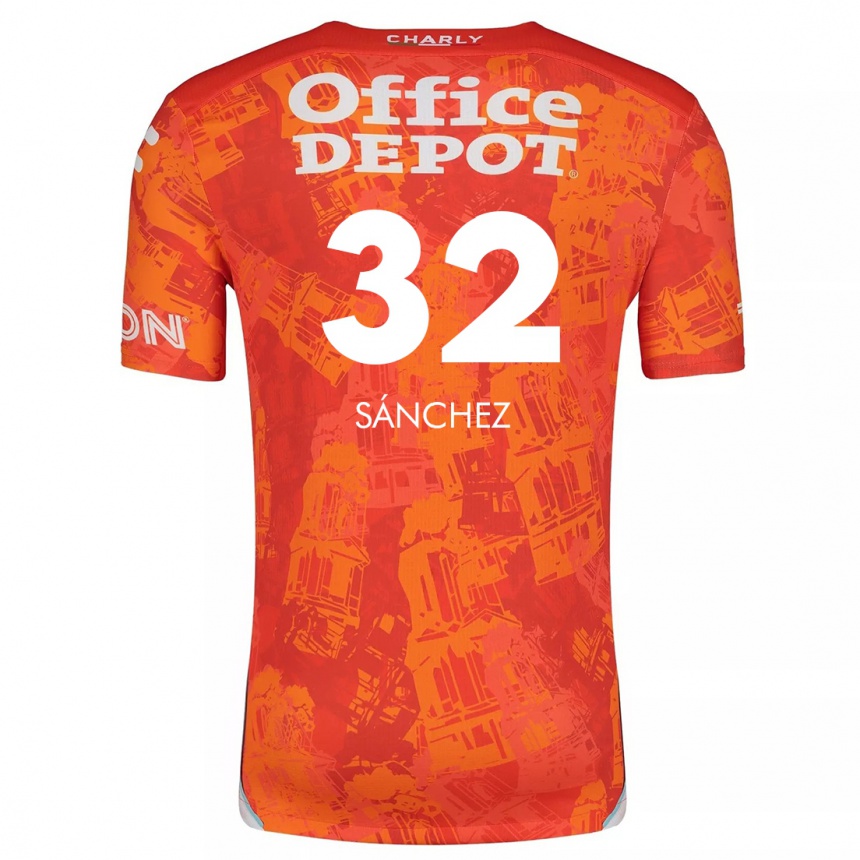 גברים כדורגל Carlos Sánchez #32 כתום לבן הרחק ג'רזי 2024/25