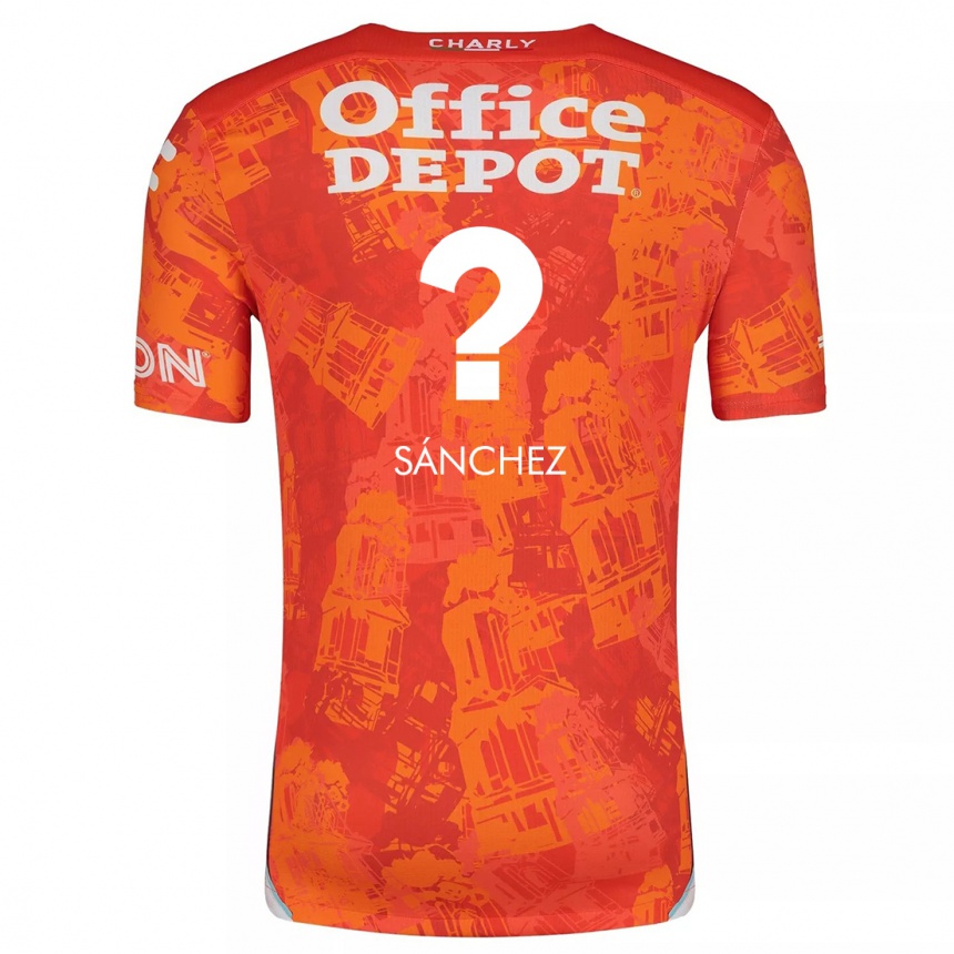 גברים כדורגל Leonardo Sánchez #0 כתום לבן הרחק ג'רזי 2024/25