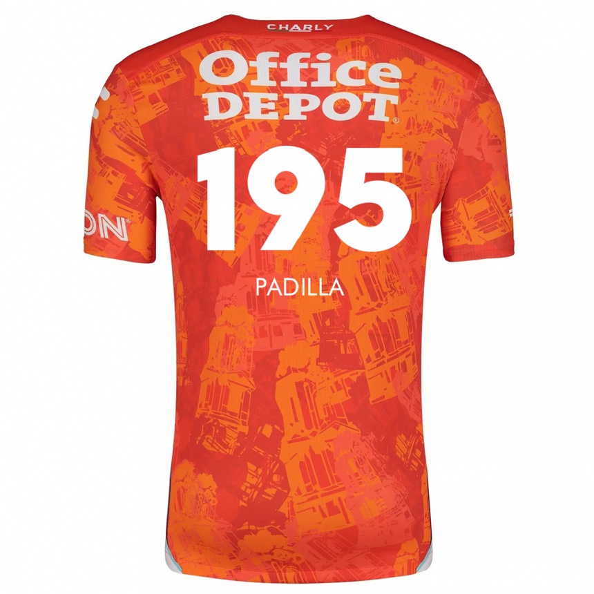גברים כדורגל Ángel Padilla #195 כתום לבן הרחק ג'רזי 2024/25
