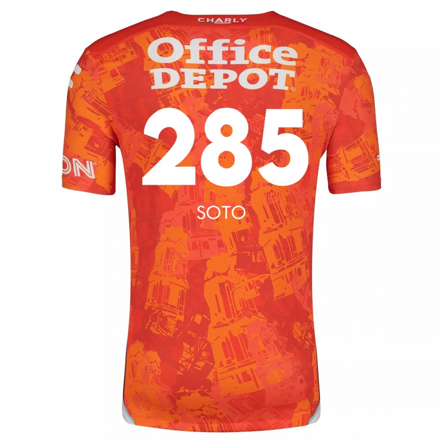 גברים כדורגל Edwin Soto #285 כתום לבן הרחק ג'רזי 2024/25