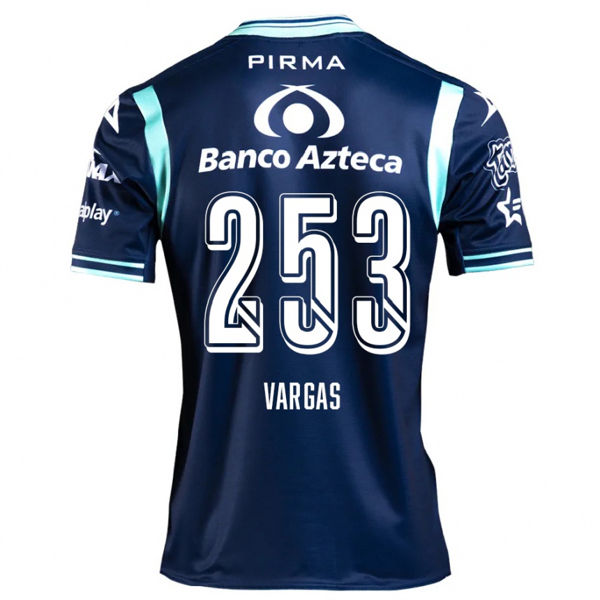 גברים כדורגל Edwin Vargas #253 כחול כהה הרחק ג'רזי 2024/25