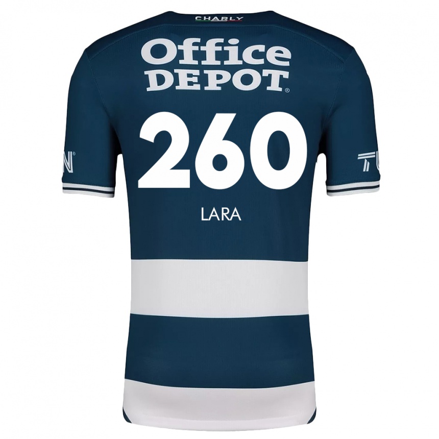 נשים כדורגל ישו לארה #260 כחול לבן ג'רזי ביתית 2024/25