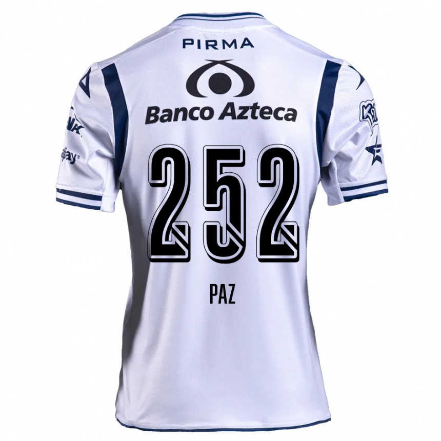 נשים כדורגל Denilson Paz #252 כחול נייבי לבן ג'רזי ביתית 2024/25