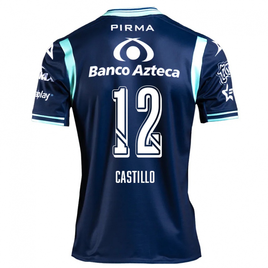 נשים כדורגל Raúl Castillo #12 כחול כהה הרחק ג'רזי 2024/25