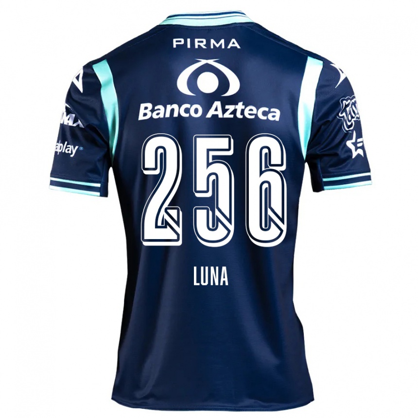 נשים כדורגל Ángel Luna #256 כחול כהה הרחק ג'רזי 2024/25