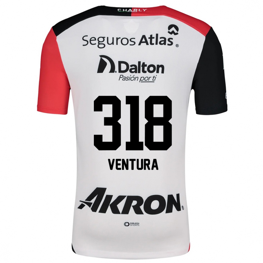 נשים כדורגל Lissandro Ventura #318 לבן אדום שחור הרחק ג'רזי 2024/25