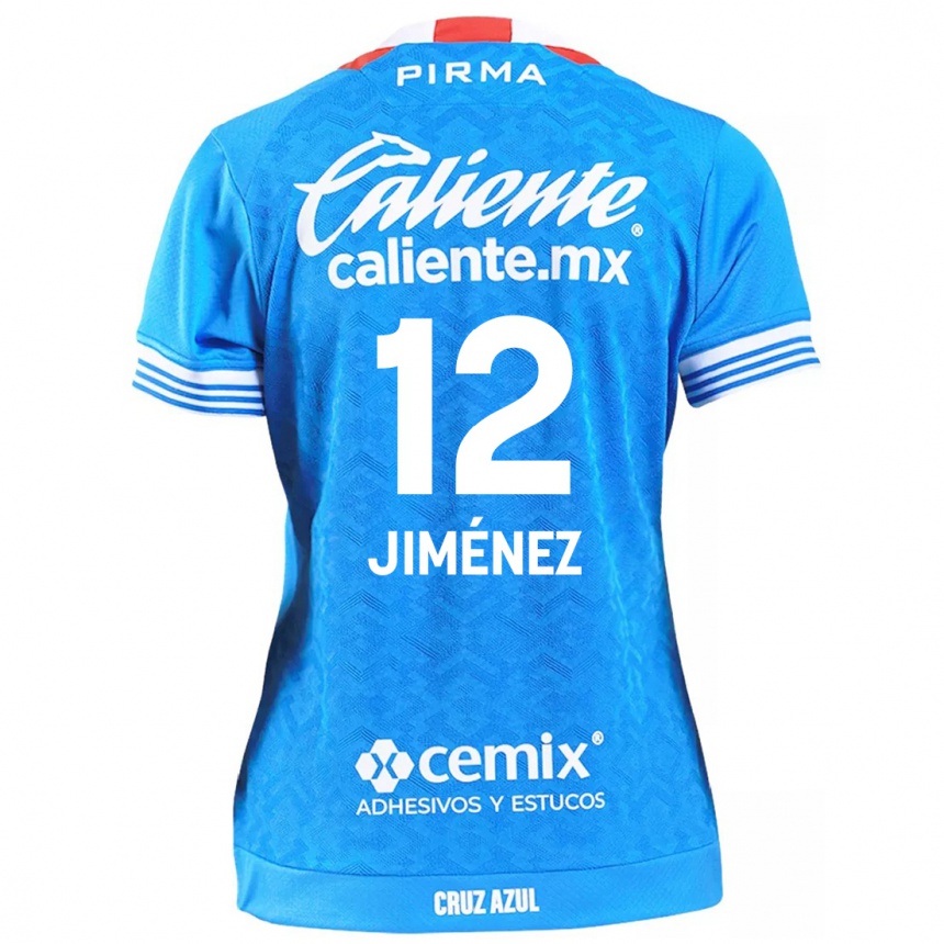 ילדים כדורגל Luis Jiménez #12 שמים כחולים ג'רזי ביתית 2024/25