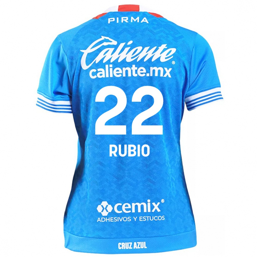 ילדים כדורגל Raymundo Rubio #22 שמים כחולים ג'רזי ביתית 2024/25